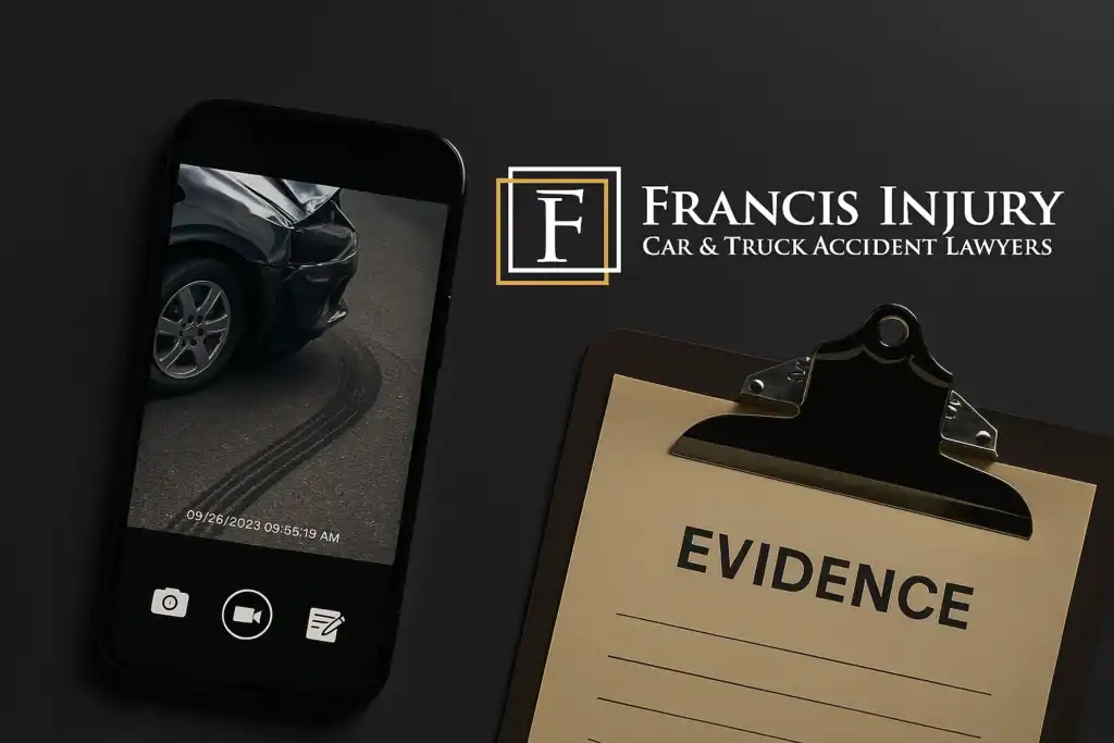 Documentar el lugar del accidente