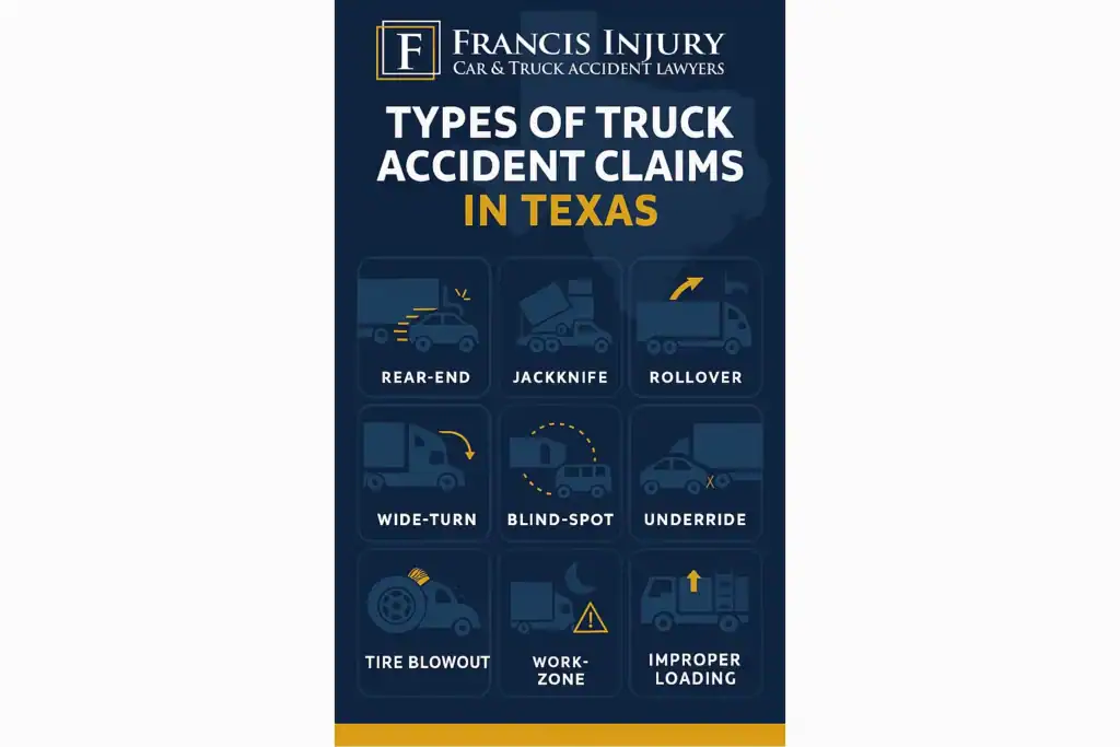 Types of Truck Accident Claims
