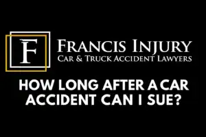 How Long After a Car Accident Can I Sue?