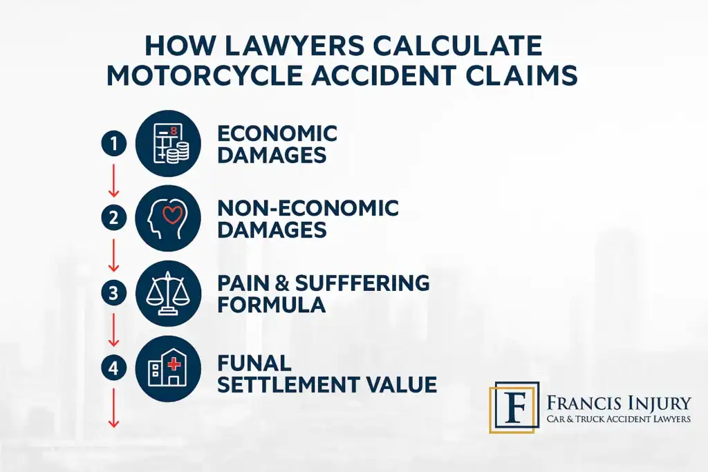 Motorcycle Accident Claims Flowchart