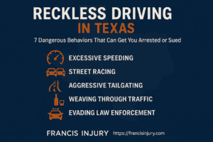 Reckless Driving Examples