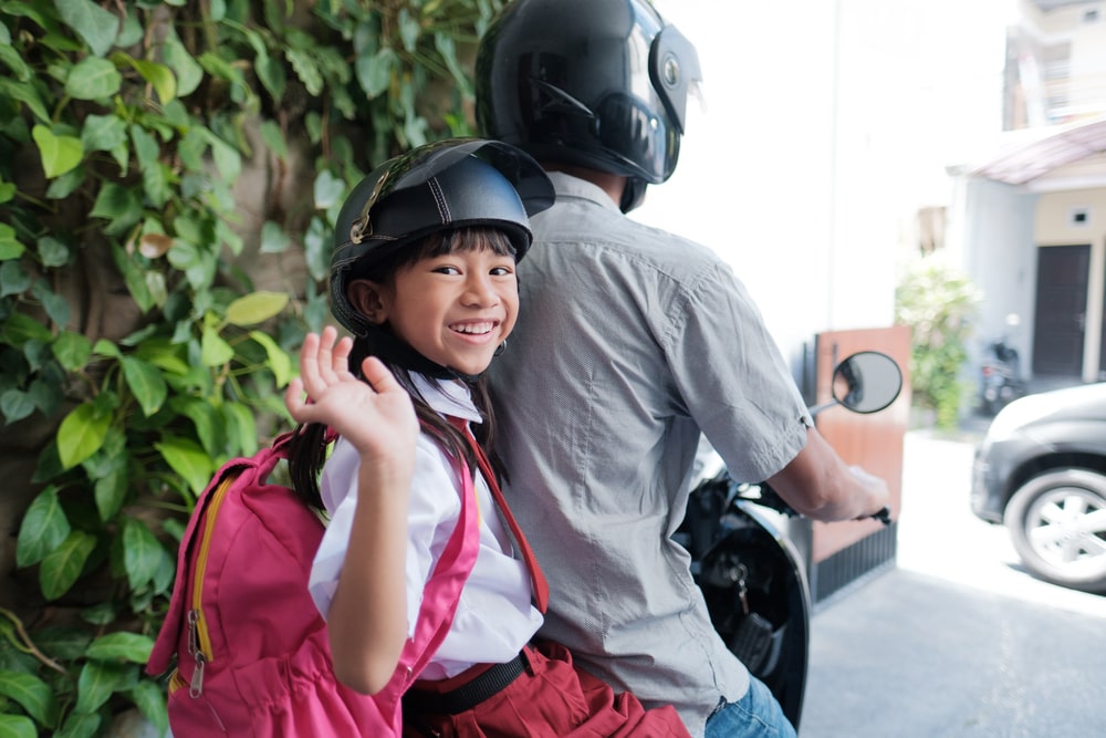 What Age Can a Child Ride on the Back of a Motorcycle in Texas