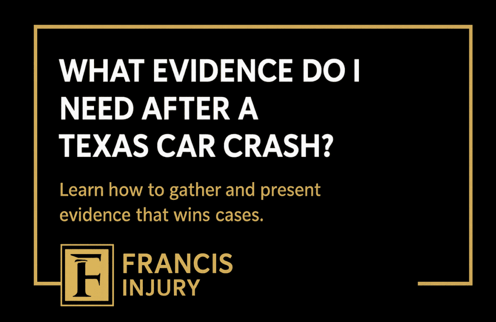 car accident evidence