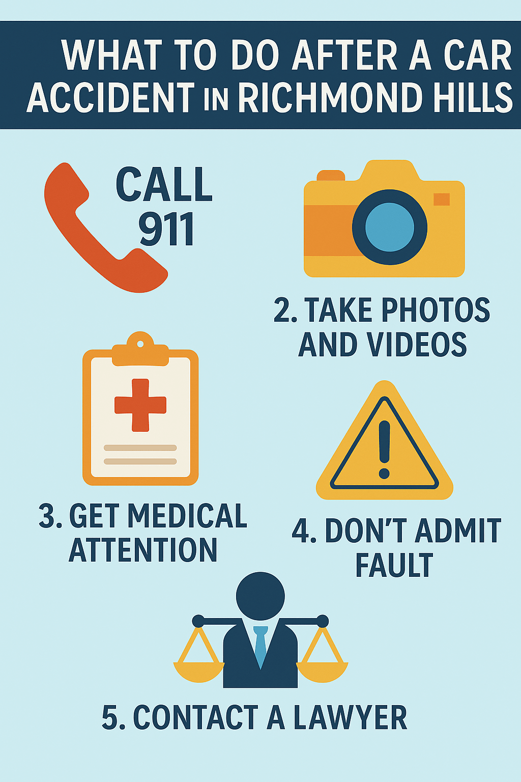 What to Do After a Car Accident in Richmond Hills