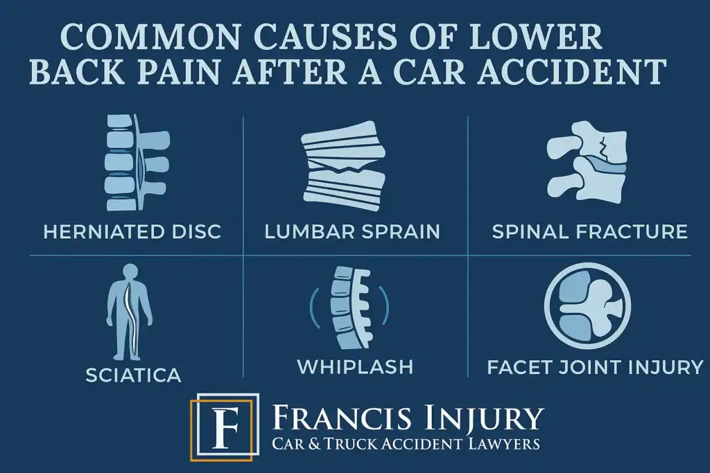 Back Pain Causes Infographic