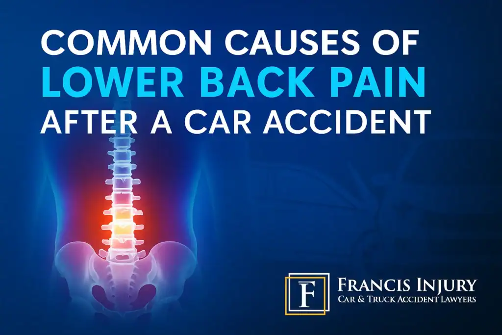 Common Causes of Lower Back Pain After a Car Accident