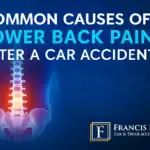 Common Causes of Lower Back Pain After a Car Accident