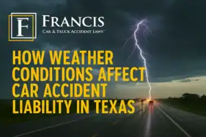 How Weather Conditions Affect Car Accident Liability in Texas