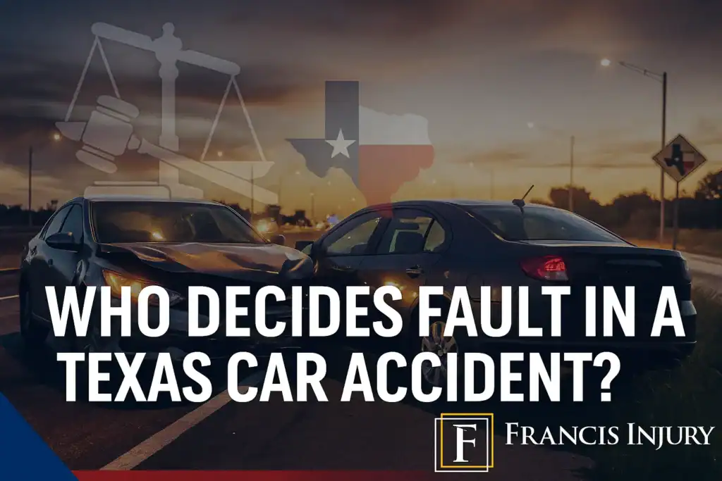 Who Decides Fault in a Texas Car Accident?