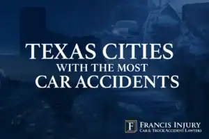 Ciudades de Texas con más accidentes de tráfico