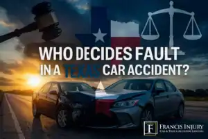 Who Decides Fault in a Texas Car Accident?