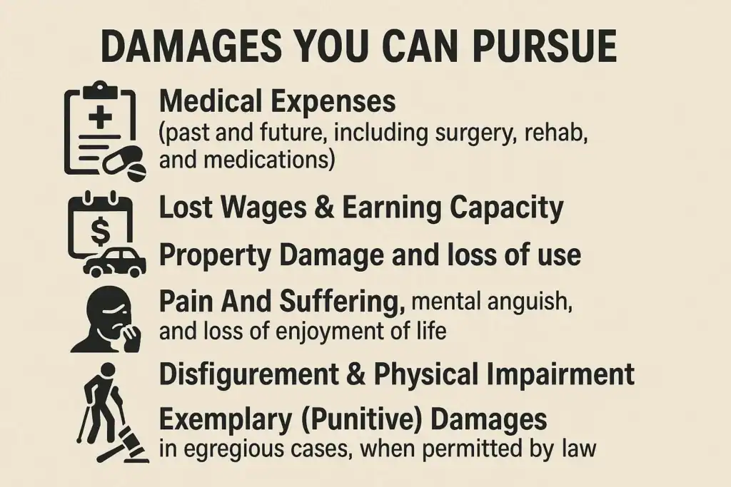 Damages You Can Pursue