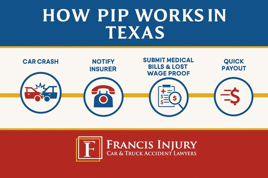 Texas PIP Process Infographic