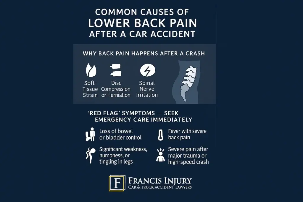 Lower Back Pain Causes Infographic
