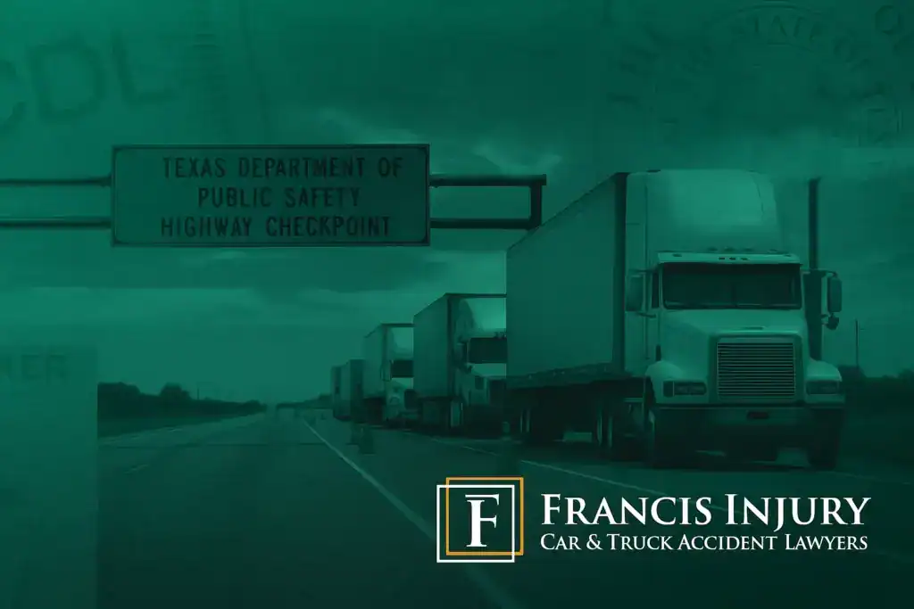 Texas Highway Checkpoint Scene