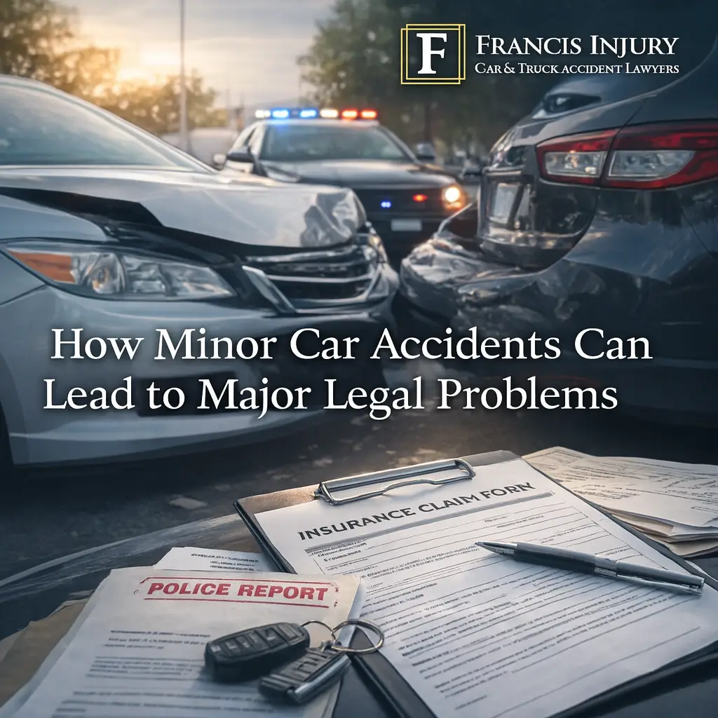 Minor Car Problem Minor Car Accidents Can Cause Major Legal Problems